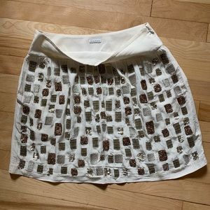 Club Monaco Beaded Skirt